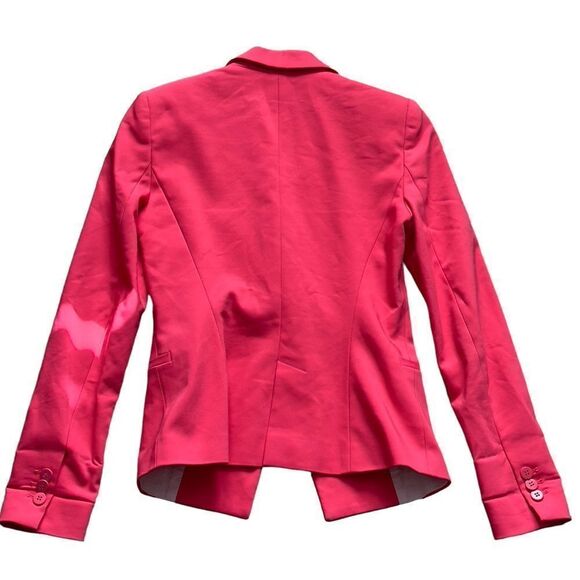 Zara Bright Pink One Button Blazer XSMALL - Picture 5 of 16